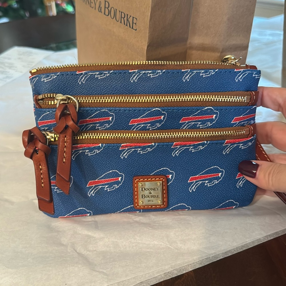 Dooney and Bourke buffalo bills wristlet